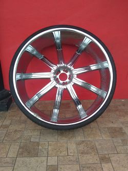 30" Chrome Dcenti wheels