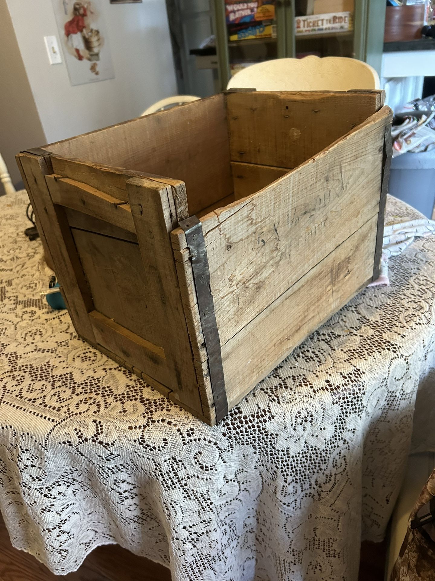 2 Vintage Wooden Boxes