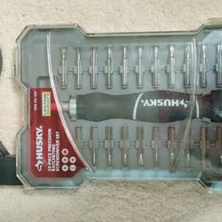HUSKY 21-Piece Precision Ratcheting Screwdriver Set - Small Repairs/Electronics