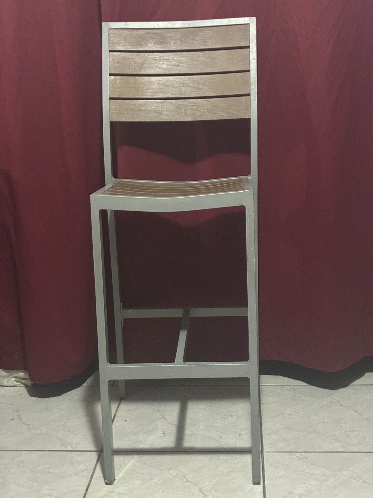 Patio high or Kitchen counter chairs aluminium