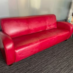 Premium Leather Couch And Chair 