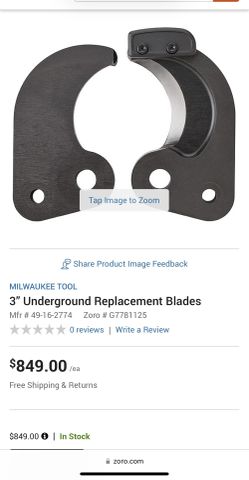 3” Underground Replacement Blades