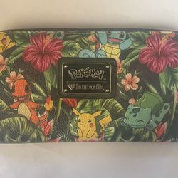 Pokémon Loungefly Wallet floral starters 