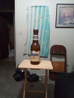 Plastic Piggy Bank Beer Bottle