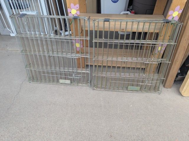 (2) 24" x 16' Pet Enclosures