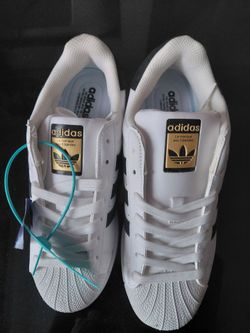 Adidas Superstar White Black Sneakers
