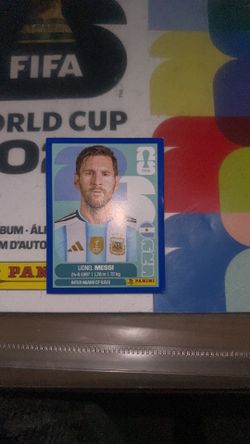 World Cup 2026 Messi card