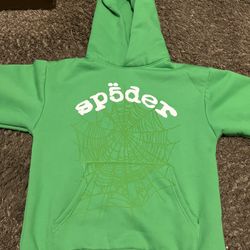 Brand new green spider worldwide hoodie
