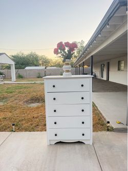 White dresser