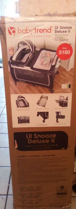 New Baby Trend Lil Deluxe Box Has Wear only 