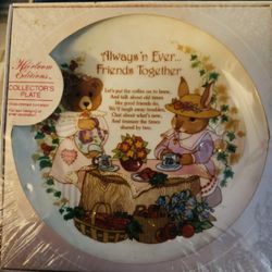 Heirloom Edition by Paula "Always n Ever Friends Together" Collectors 6.5" Plate