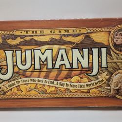 Milton Bradley Jumanji The Game Complete 1995 Board Game Jungle Adventure

