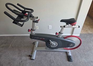 Gym Rowing machine, Lifecycle GX Spin Bike Workout Cardio. trades welcome