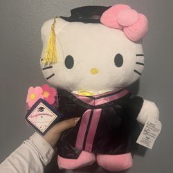 Hello Kitty Graduation Plushie 