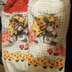 Hand Crocheted Kitchen Towels