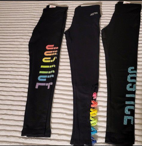 Justice Girls Leggings 3 As a Bundle for Sale in Dallas, TX - OfferUp