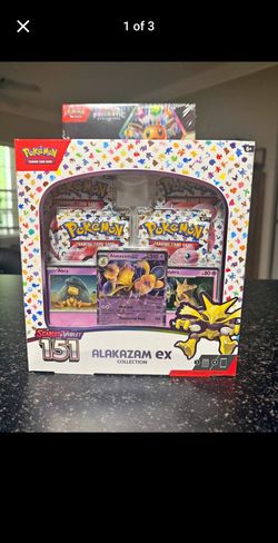 Alakazam Ex Collection – Pokémon Scarlet & Violet 151 – Sealed Box