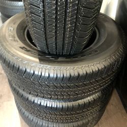 SET 265/70/17 BRIDGESTONE DULER SEMI NEW 95%TREAD LIFE $300 PRICE INCLUDES PROFESSIONAL ISTALATION AND TAX