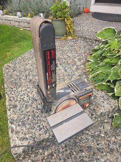 Craftsman 4" belt and 6" disc belt sander