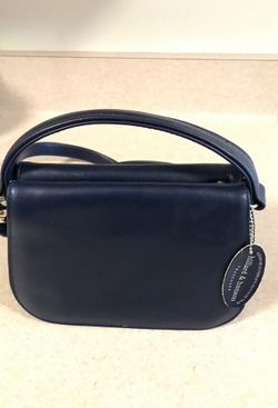 Blue leather purse brand new