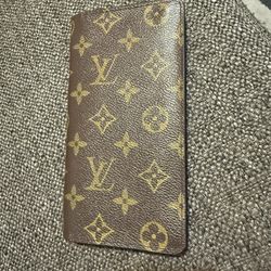 LOUIS VUITTON Vintage LV Monogram Brown Coated Canvas Wallet