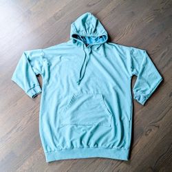 Women's Long Sweatshirt Hoodie, Plus Size 14