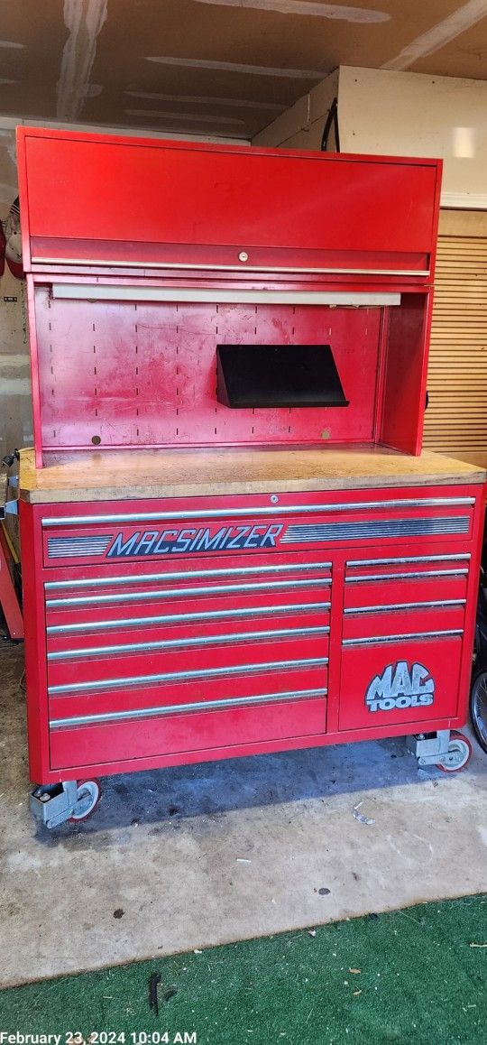 Mac Tools Tool Box Macsimizer Riser Books Top Cabinet With Tools