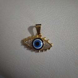 Beautiful  Eye Charms  Stainless Steel 