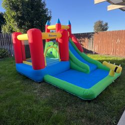 6 In 1 Kids Bounce House Water Or No Water 