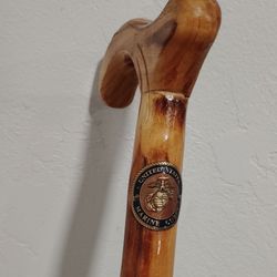 US Marine Corps Wood Walking Cane