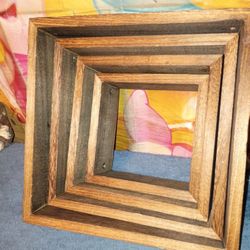Wooden Box Shelves 