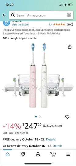 Phillips Sonicare DiamondClean Connected Series Power Toothbrush 