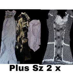 Woman’s Plus Sz bundles tops dress 2x