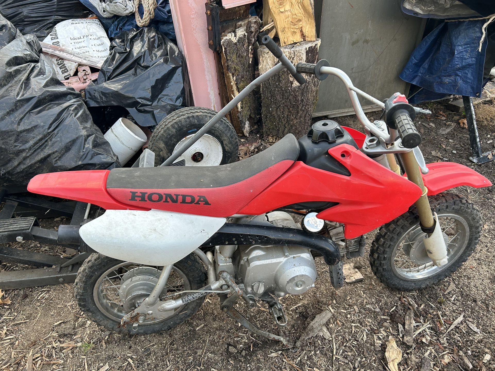 Honda 50cc And A Honda 100cc 2004