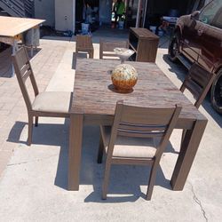 Kitchen Table With Bench 