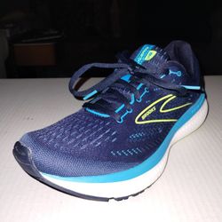 (Size-8.5 Men / 9.5 Women) Like New, Brooks Glycerin 19 Navy/Blue/Nightlife
