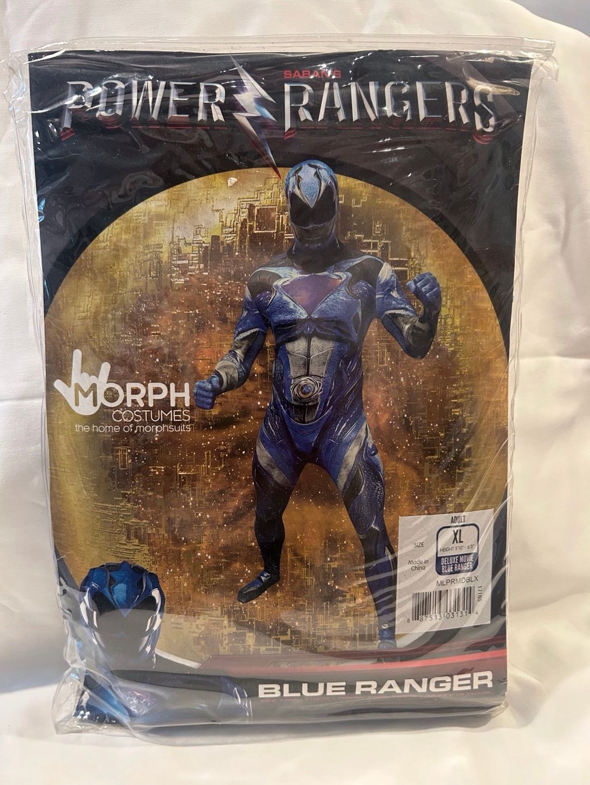 Morphsuits MorphCostumes Blue Power Ranger Costume available in M L XL XXL New