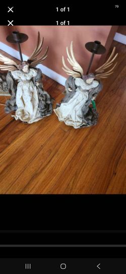 Angel candleholder