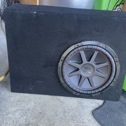 12 Inch Kicker Sub Woofer With Ported Box