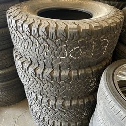 LT 35x12.50R17 Bfgoodrich All Terrain T/A K02 10 ply USED Tires Good Condition $400/Set 💰 