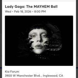 Lady Gaga Mayhem Ball - Kia Forum 2/18