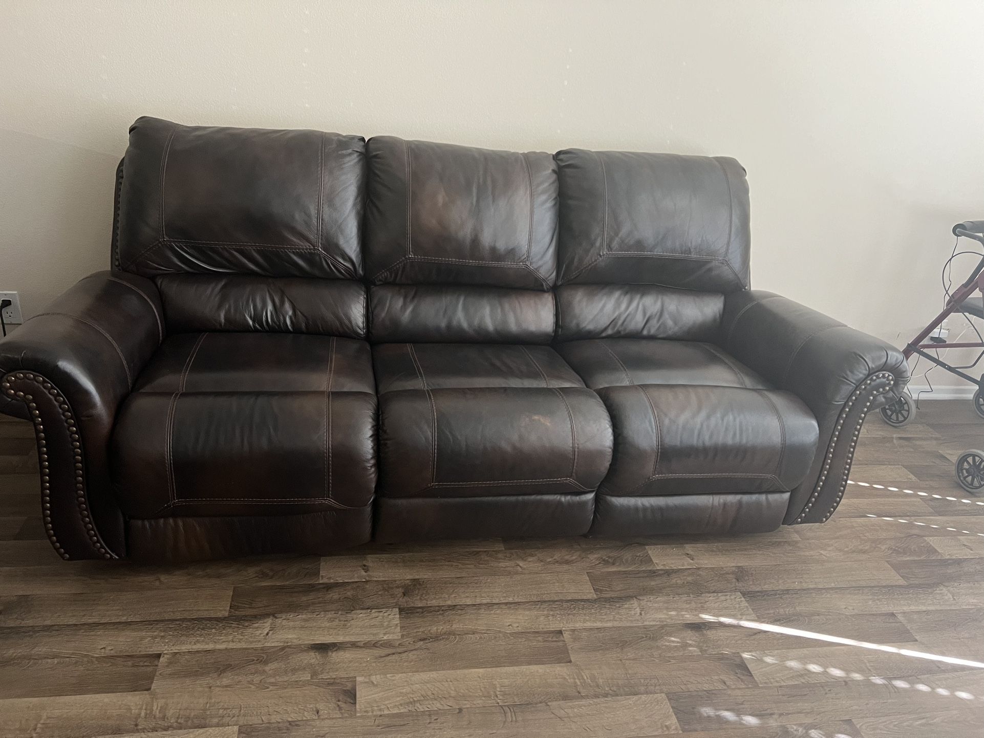 Real Leather Couch for Sale in Lake Forest, CA OfferUp
