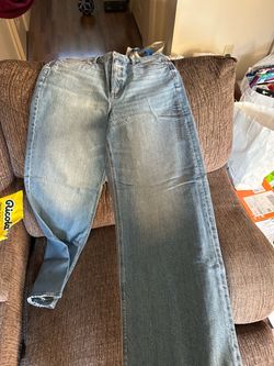 Band new AE wide leg jeans size 10 long