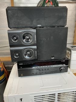 Complete stereo system , speakers, subwoofer, receiver, was about 2k new