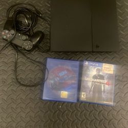 PS4 2 Games 1 Controller 