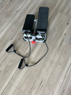 Stepper with stretch banks