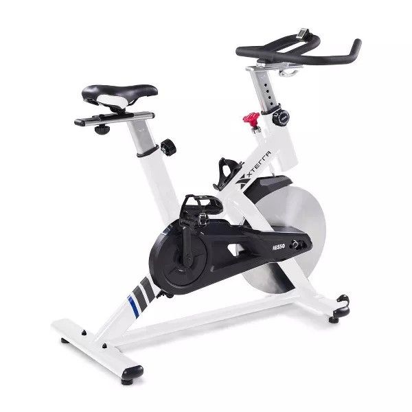 Like new XTERRA Fitness MB550 Indoor Cycle Trainer Bike - White