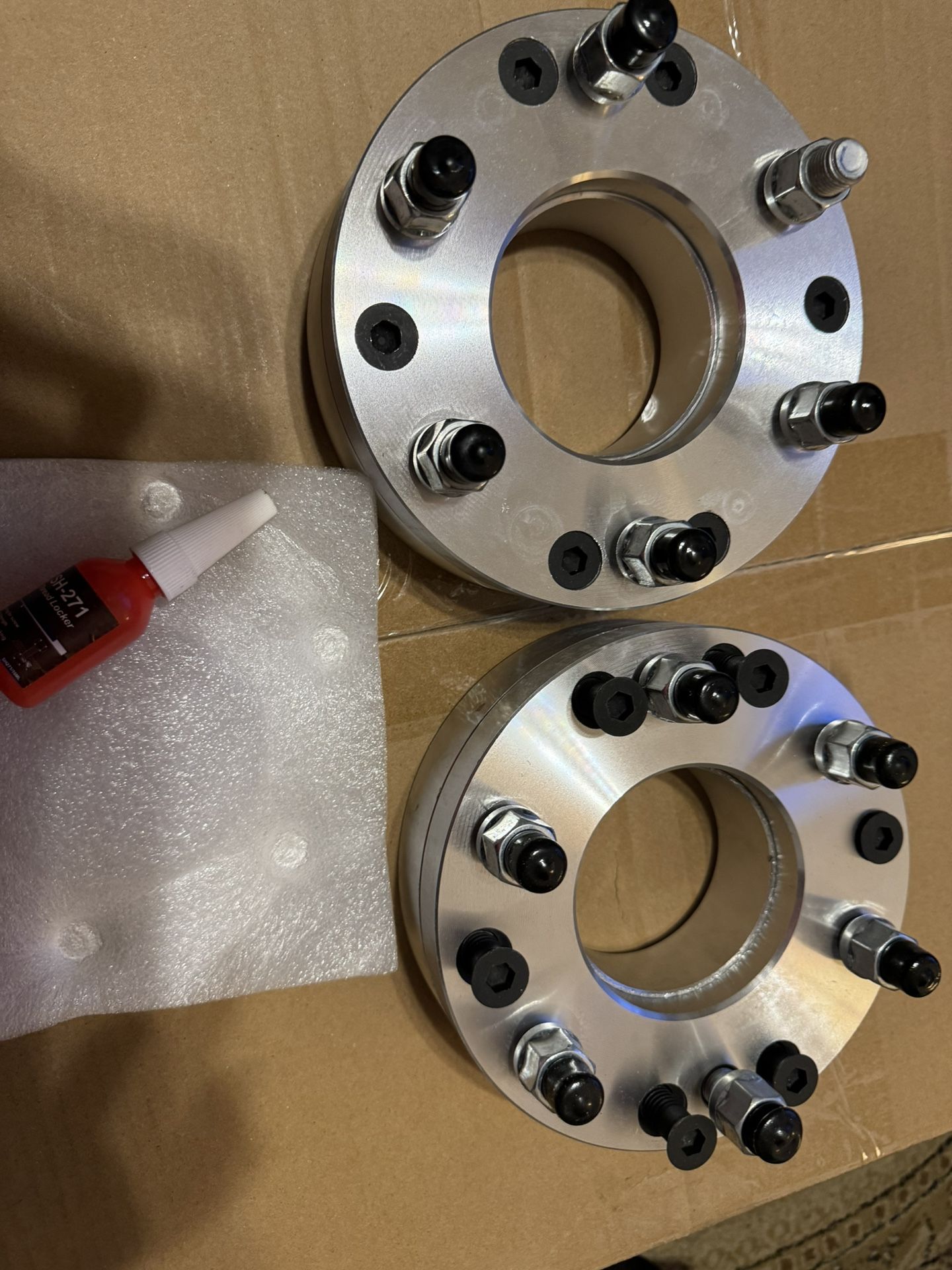 4x 2 5x5(5x127) to 6x5.5(6x139.7mm) Conversion Wheel Adapter For 1/2-20 Stud