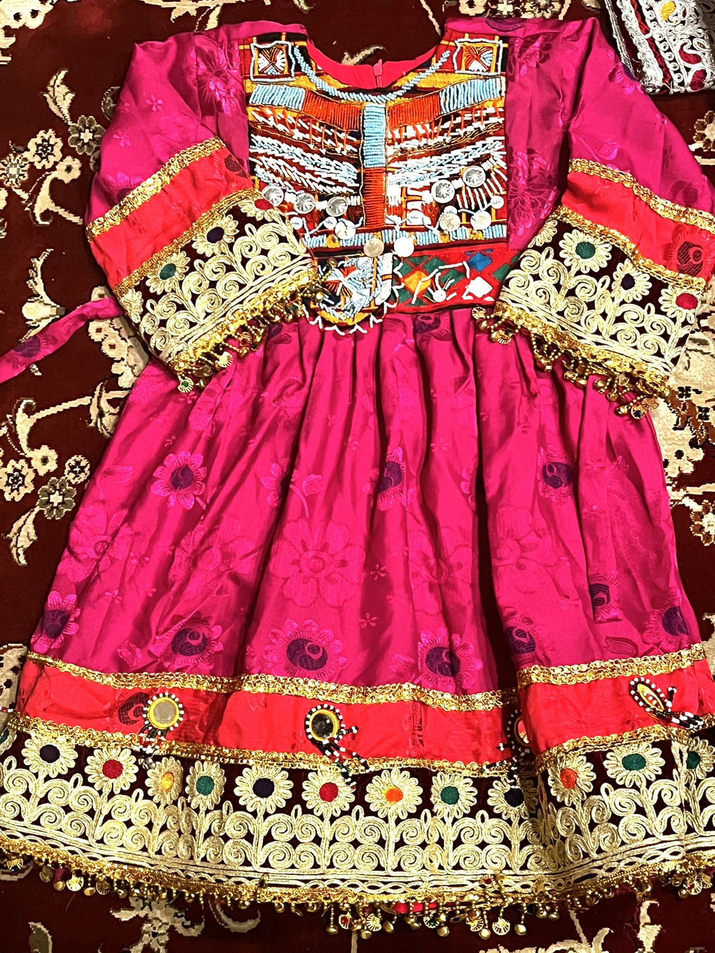 Girl Afghan Dress 