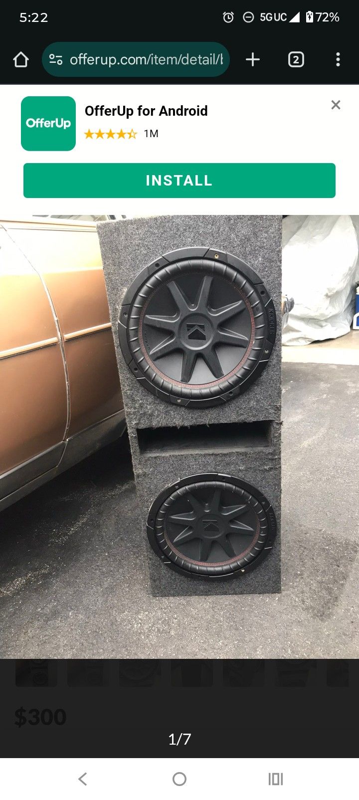 2'15 Subwoofer Kickers With Box